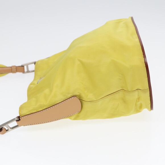 PRADA Shoulder Bag Nylon Yellow - Picture 5 of 10
